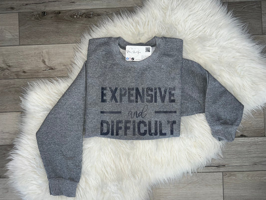 Expensive and Difficult Crew Neck